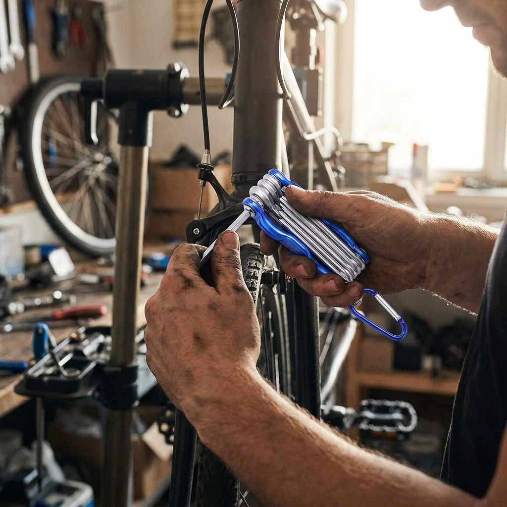 Portable Folding Hex Wrench Set