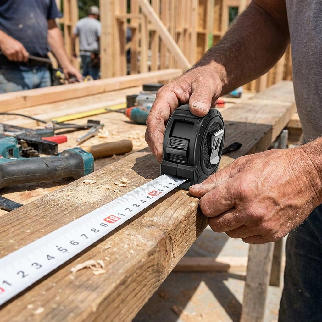 Wear-Resistant Locking Tape Measure