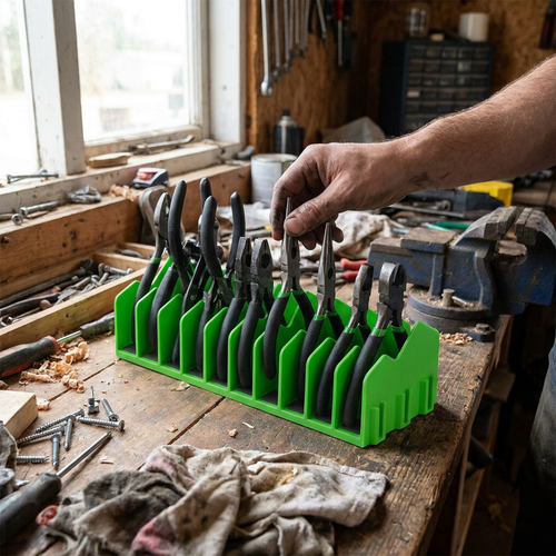 10-Slot Pliers Organizer Rack