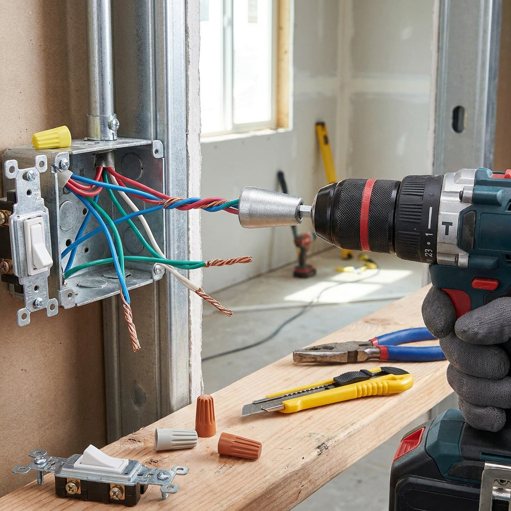 Electrician's Wire Twisting Tool - Quick Twist