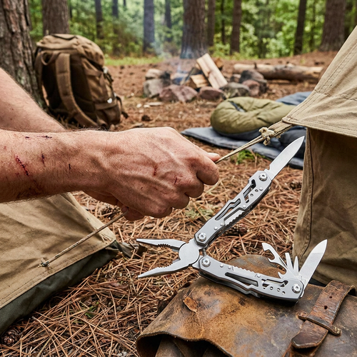 Camping Multitool Knife & Pliers