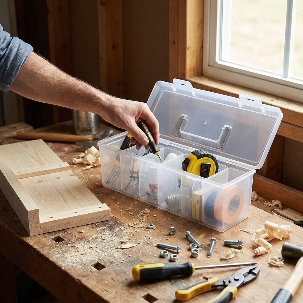 Compartment Screw Organizer Box