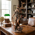 Goddess of Justice Statue, Copper-Tone Edition