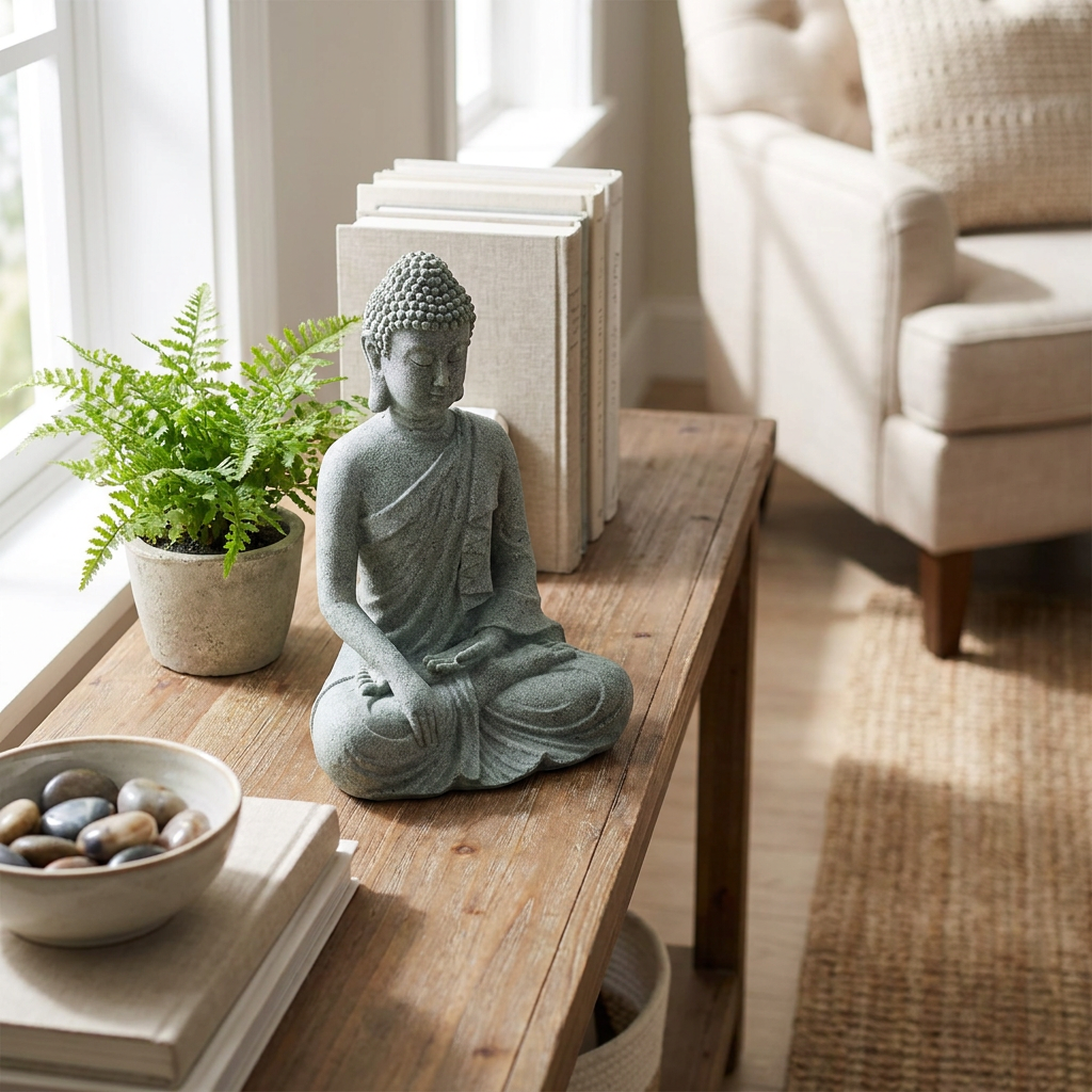 Stone Buddha Statue, Tabletop Edition