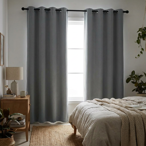 Modern Blackout Curtains, 2-Panel Set