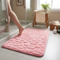 Pebble-Texture Bath Mat, Embossed Edition