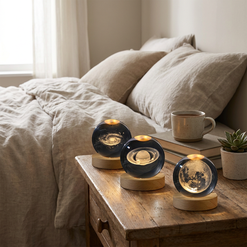 Crystal Ball Night Light, Galaxy Edition