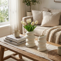 Spiral White Vase, Nordic Edition