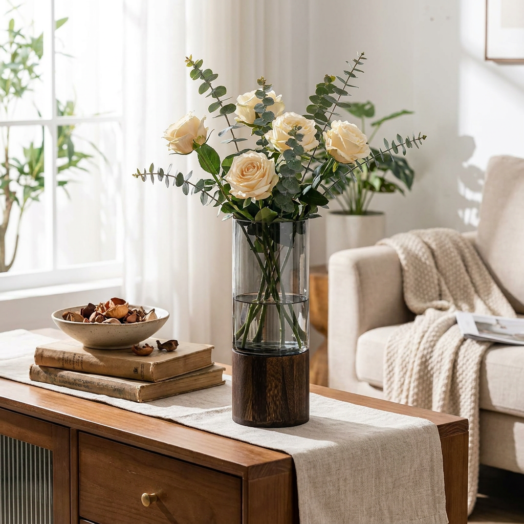 Retro Glass Water Vase