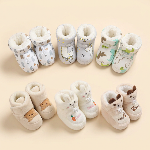 Winter Baby Boots, Soft Sole Anti-Slip Toddler Booties