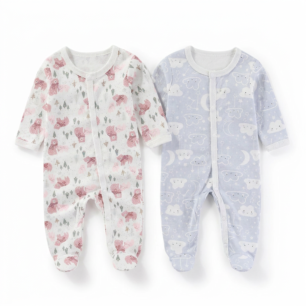 Newborn Baby Bodysuit Romper 0-9 Months