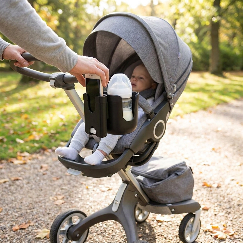 Anti-Slip Pram Cup and Bottle Holder