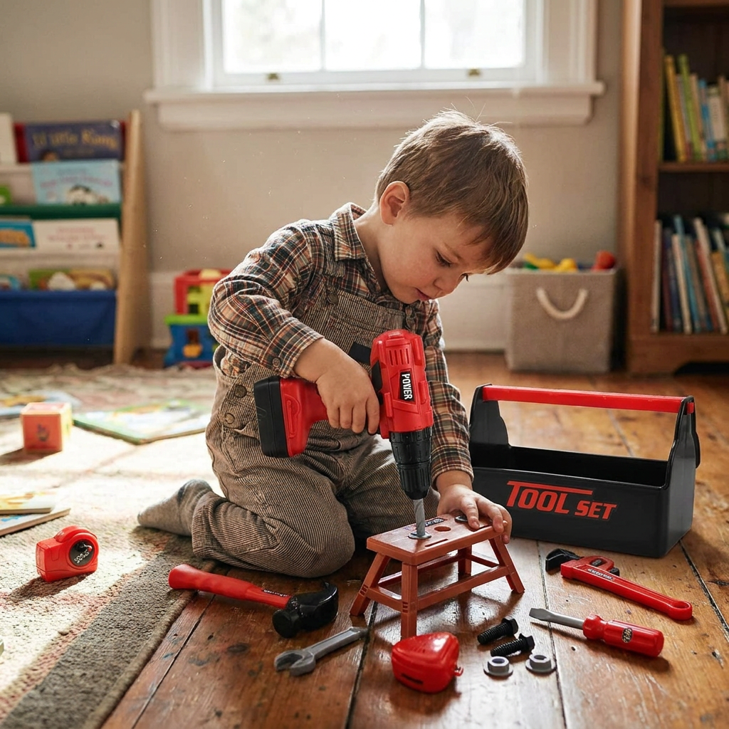 Kids Electric Tool Play Set