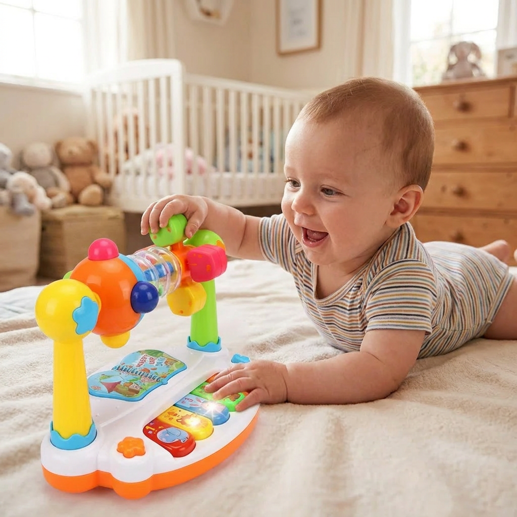 Rotating Piano Toy