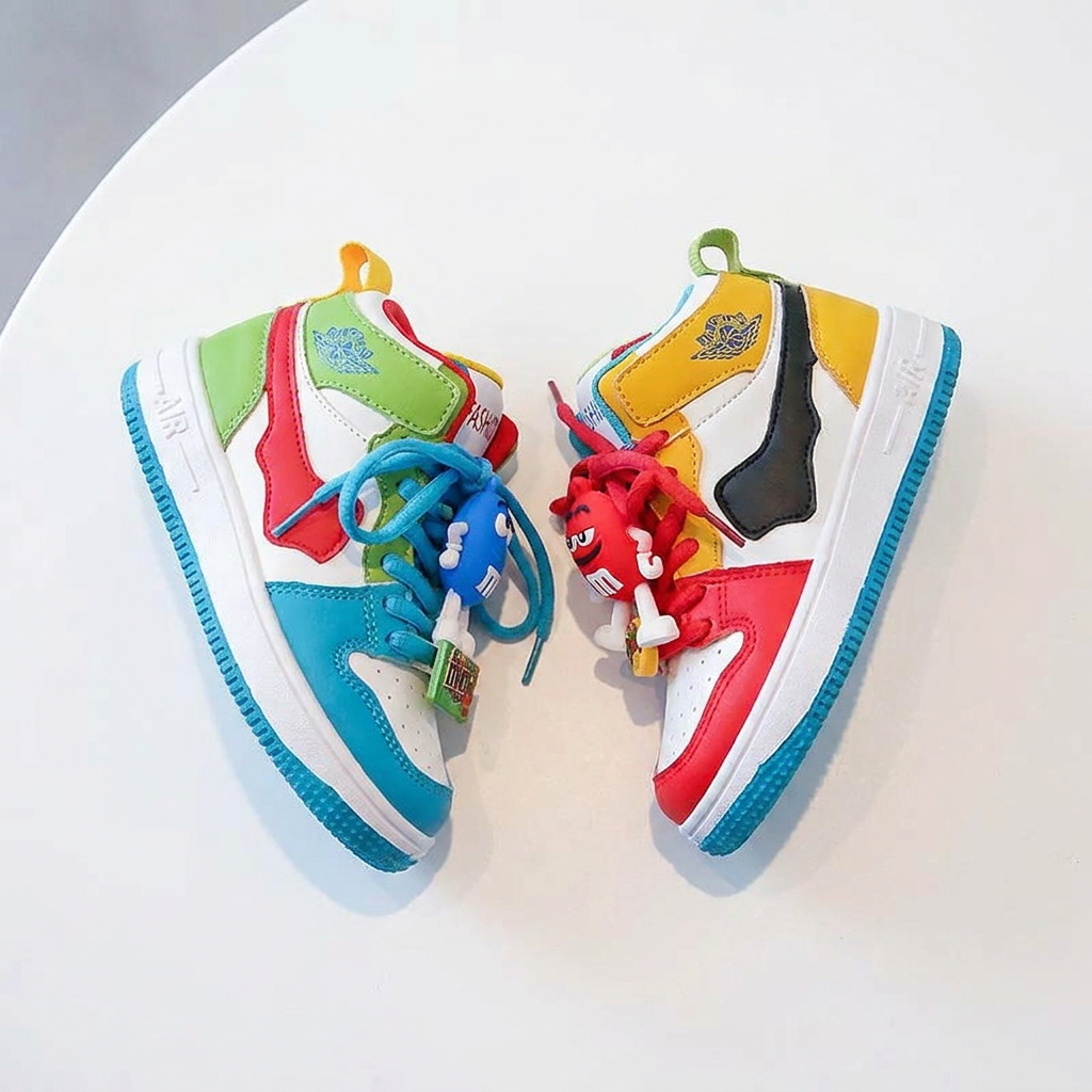 Kids Mandarin Duck Basketball Sneakers