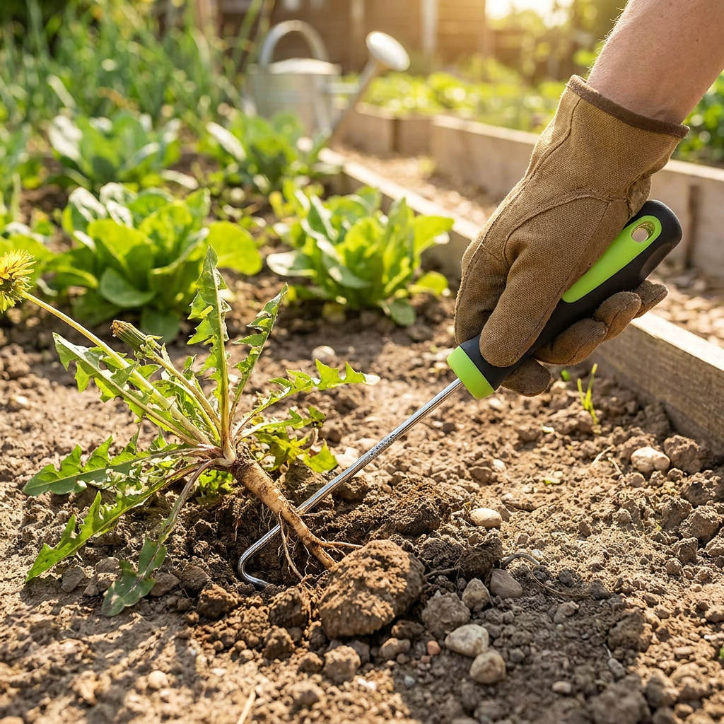 Heavy-Duty Weed Puller Root Remover Tool