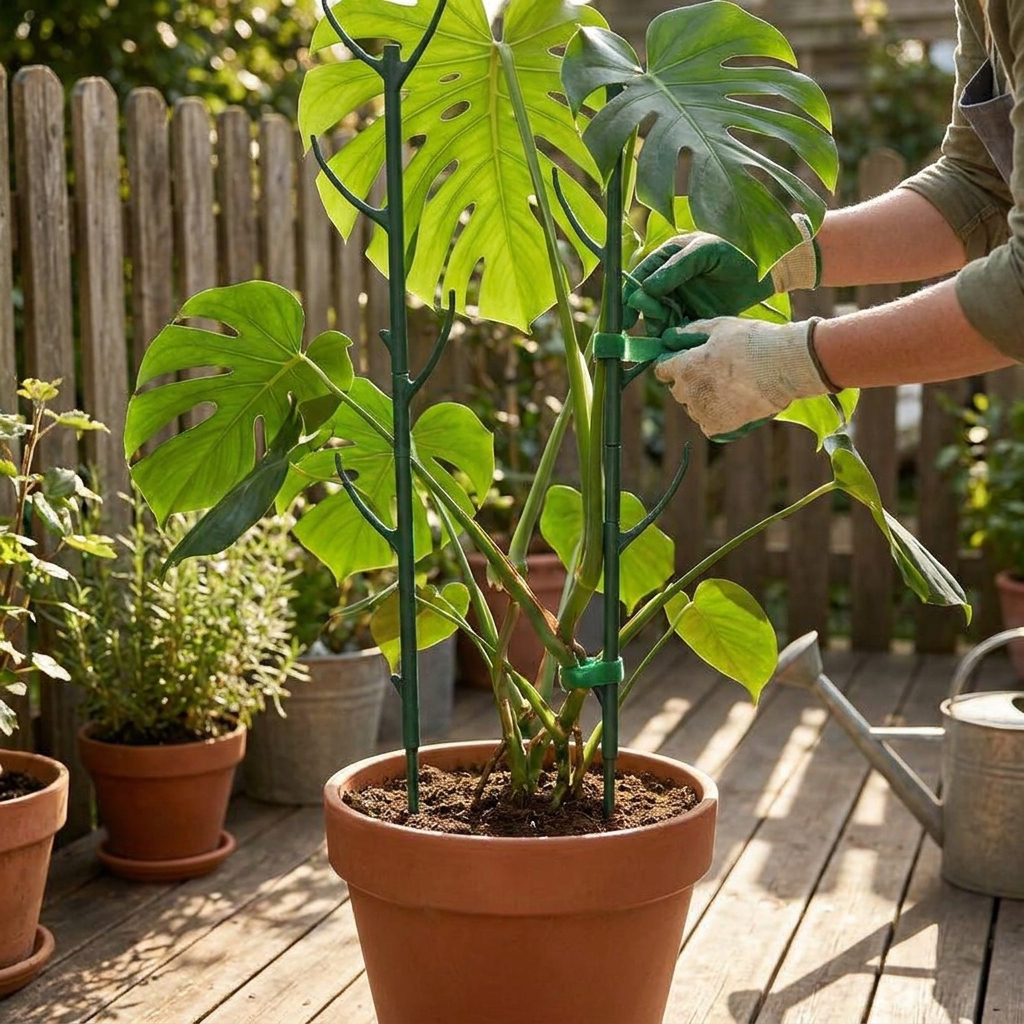 Stackable Monstera Plant Support Stakes for Climbing Plants
