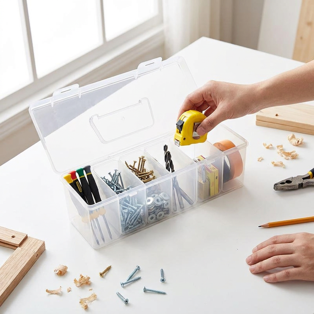 Compartment Screw Organizer Box