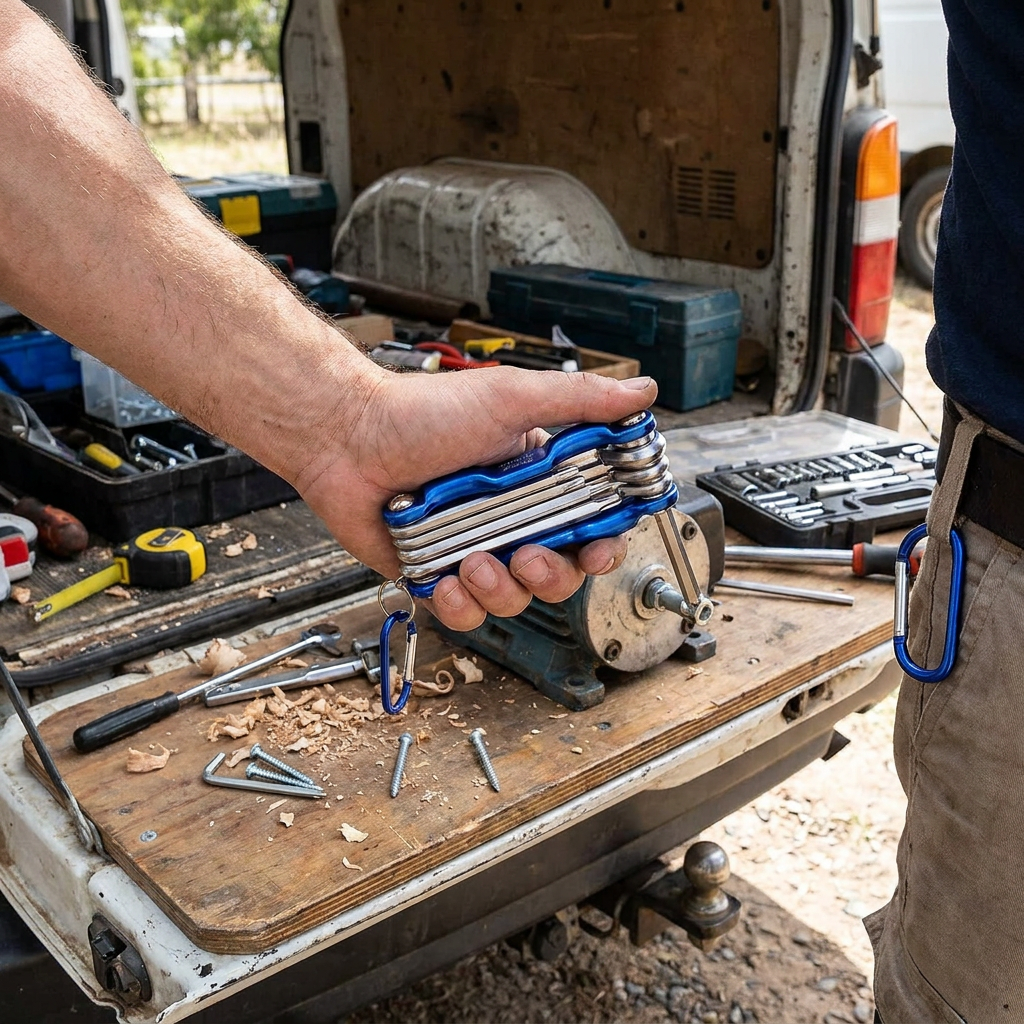 Portable Folding Hex Wrench Set