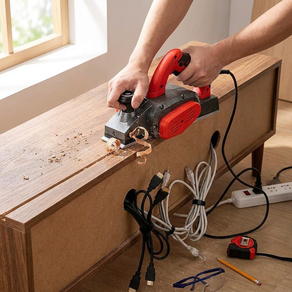 Handheld Wood Router Trimmer - 220V Electric