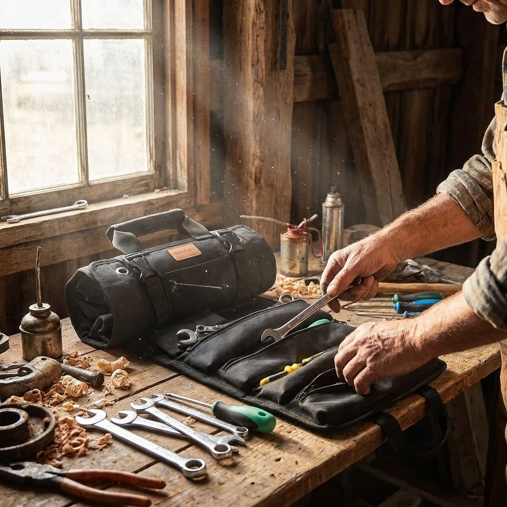 Roll-Up Tool Bag Organizer