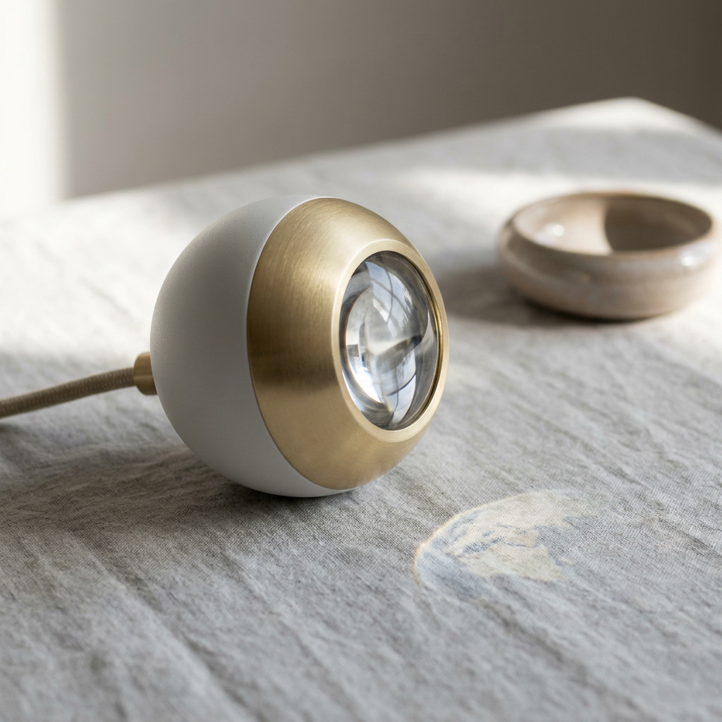 Moon Earth Projection Lamp, Ceiling Edition — detail