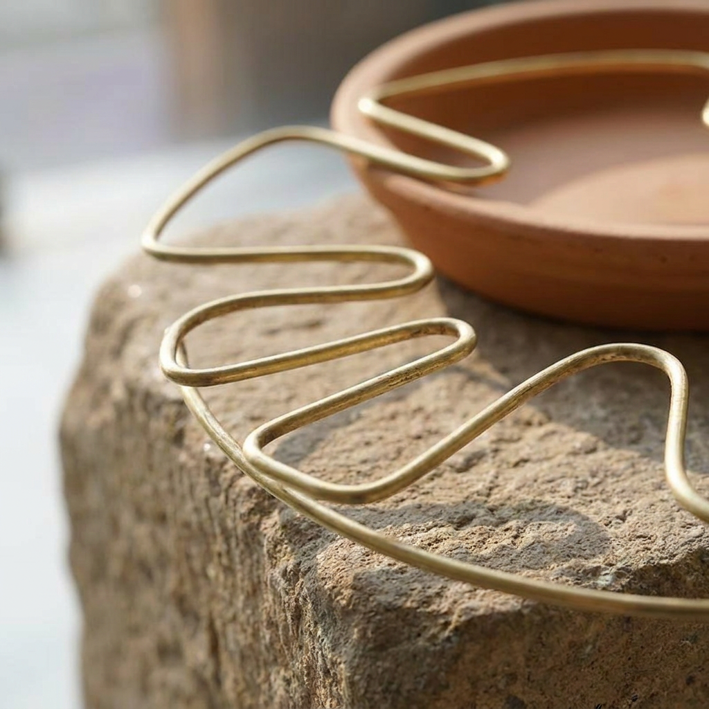 Hanging Plant Stand, Iron Hook Edition — detail